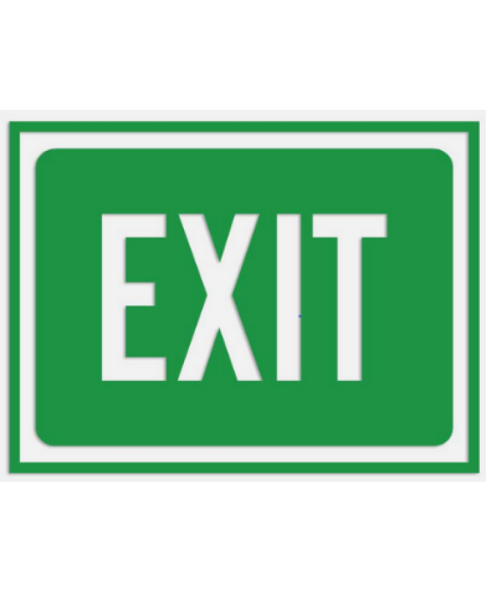 msExit Sign