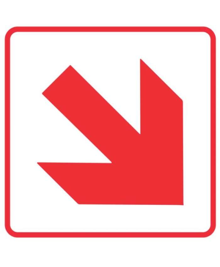 Red Arrow Diagonal - FB1.1 - ABS - 190