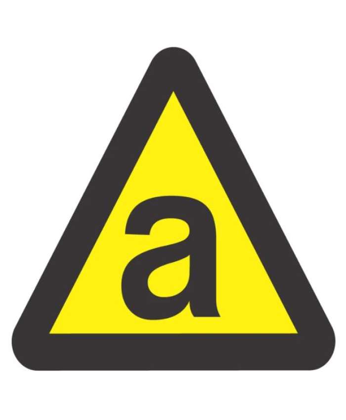 Asbestos Hazard Warning - WW13 - CDK - 190