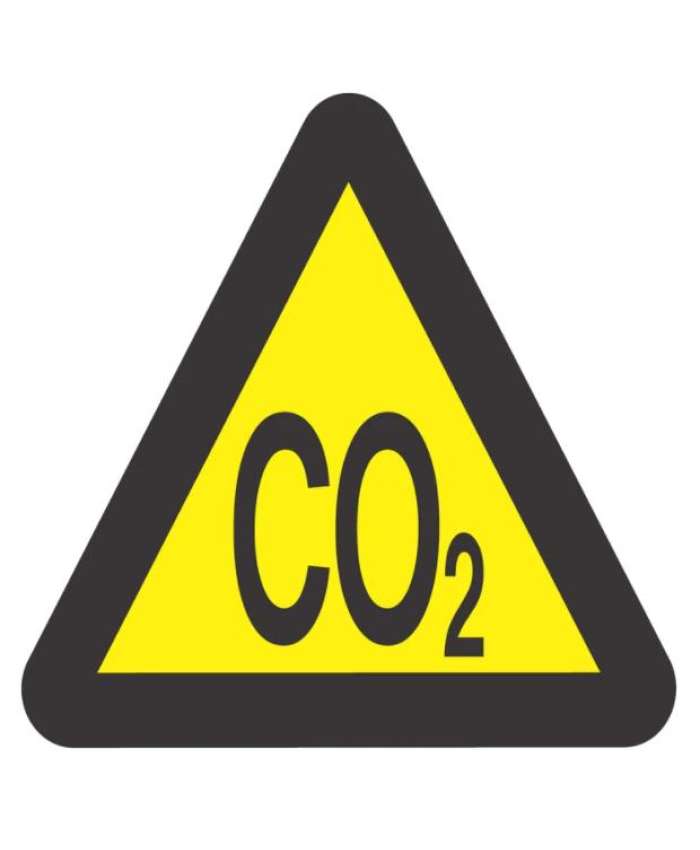 Carbon Dioxide Hazard Warning - WW15 - CDK - 190