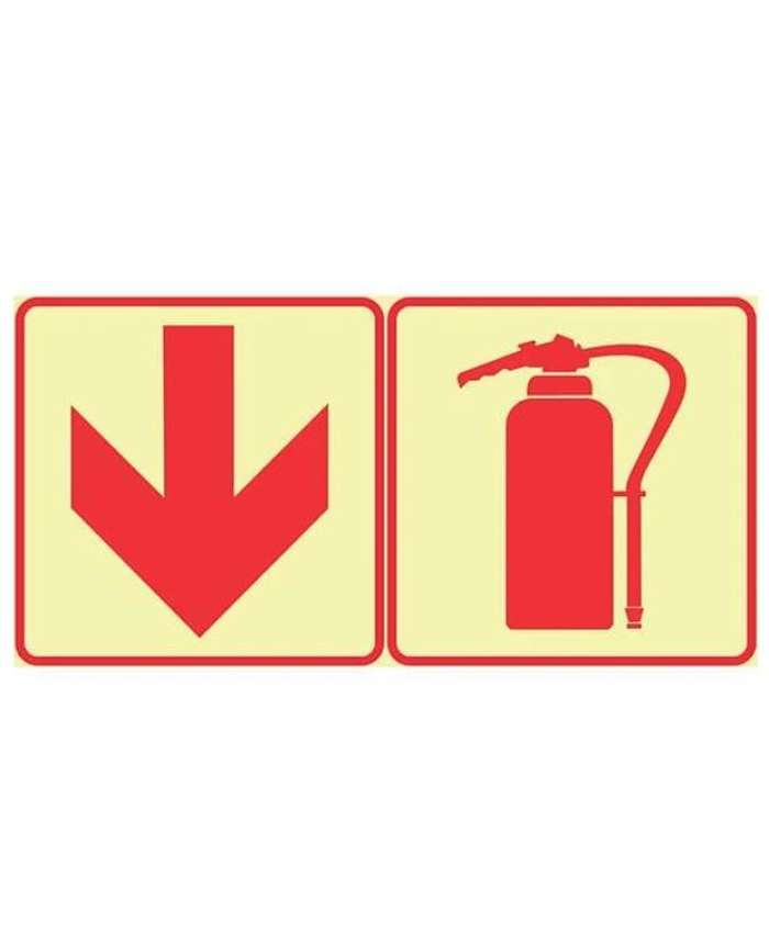 Fire Extinguisher Location ?& Down Arrow ?- FP13 - PHT - 380