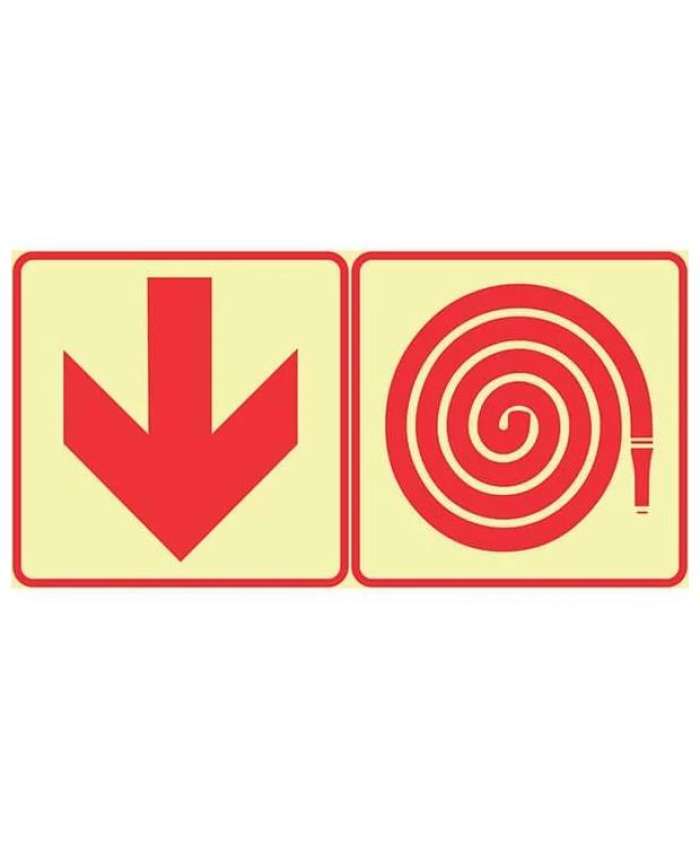 Fire Hose Reel Location & Down ?Arrow - FP14 - PHT - 380