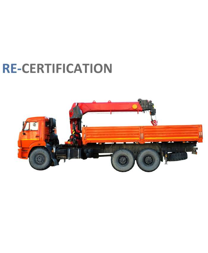 Truck Mounted Crane Operator Re-Certification - Per Person
