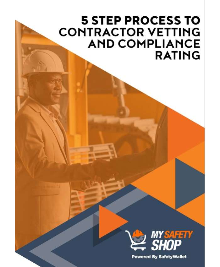 Free Download - 5 Steps to Contractor Vetting and compliance rating card